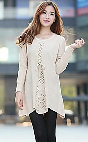  Women's Loose Long-Sleeved Knit Sweater