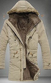 Men's Winter Fashion Leisure Sport Hoodie Thick Long Sleeve Warm Coat