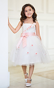 Ball Gown Jewel Knee-length Flower Girl Dress