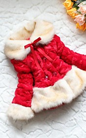 Girl Fashion Winter Wool Coat Fur Thick Out Wear