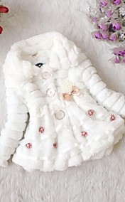 Children Winter Top Grade Out Wear Fur Thick Sweaters Coat