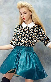 ELF SACK™ Women's Owl Printing Rural Style Shirt Blouse