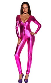 Women's New Fashion Sexy Deep V Long Sleeve Jumpsuit