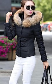 Women's Korea Long Sleeve Sheath Elegant Cotton Coat