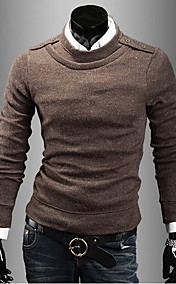 Men's Fashion Round Neck Long Sleeve Casual Sweater