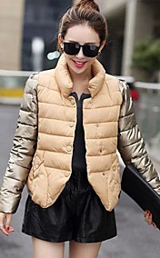 Women's Fashion Splicing Han Edition Down Coat