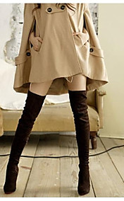 Women's Shoes Smandy Pointed Toe Stiletto Heel Flocking Over The Knee Boots