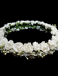 cheap -Paper Flower Bridal Headpiece/ Garland