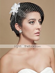 cheap -Party / Party / Evening Party Accessories Blusher Veils / Charms / Accessory Material Classic Theme / Holiday / Birdcage / Cut Edge