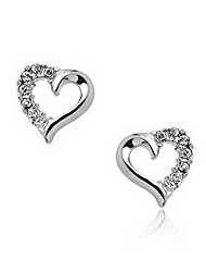 cheap -Stud Earrings For Women&#039;s Cubic Zirconia Daily Zircon Alloy Gold Silver