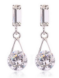 cheap -Drop Earrings For Women&#039;s Party Daily Acrylic Alloy Silver