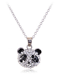 cheap -Pendant Necklace For Women&#039;s Daily Rhinestone Alloy Silver