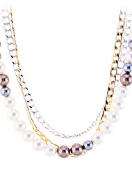 cheap -Beaded Necklace Daily Alloy Gold