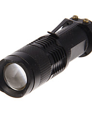 cheap -LED Flashlights / Torch 240 lm LED 1 Emitters 3 Mode Camping / Hiking / Caving Everyday Use / Aluminum Alloy