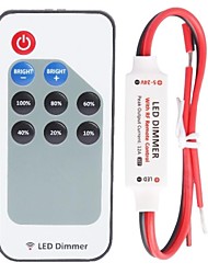 cheap -1PC 9 Key Wireless Mini Led Controller Dimmer RF Remote Control for 5050 3528 Single Color Led Strip Light  DC5-24V 12A