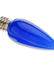 cheap -1pc 0.5 W LED Globe Bulbs LED Candle Lights 30 lm E12 C35 6 LED Beads Dip LED Decorative Blue 100-240 V / RoHS