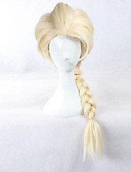 cheap -Princess Fairytale Elsa Cosplay Wigs Women&#039;s 65CM Heat Resistant Fiber Anime Wig