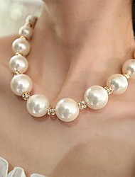 cheap -Beaded Necklace For Women&#039;s Party Wedding Casual Imitation Pearl