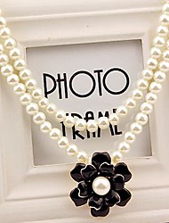 cheap -Beaded Necklace For Women&#039;s Party Daily Imitation Pearl Gold Plated
