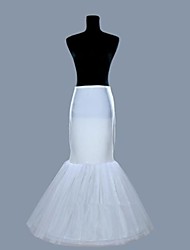 cheap -Wedding Slips Organza / Lycra Floor-length Mermaid and Trumpet Gown Slip with