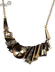 cheap -Choker Necklace For Women&#039;s Party Rhinestone Gold