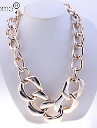 cheap -Choker Necklace Party Daily Alloy Gold