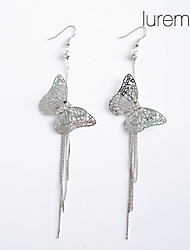 cheap -Drop Earrings For Women&#039;s Daily Alloy Black Silver