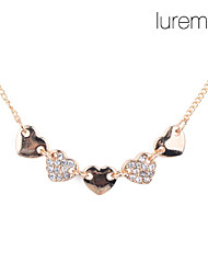 cheap -Pendant Necklace Crystal Daily Crystal Rhinestone Alloy Gold