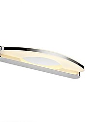 cheap -LED Vnaity Light Mirror Front Lamp Curved Design 39cm(15.4&quot;) 8W Clear Chromium Finish Electroplating Polishing