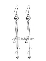 cheap -Women&#039;s Drop Earrings Dangle Earrings Tassel Fashion Sterling Silver Earrings Jewelry Silver For Party Casual Daily