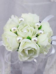 cheap -Wedding Flowers Bouquets / Wrist Corsages / Unique Wedding Décor Wedding / Special Occasion / Party / Evening Material / Lace / Satin 0-20cm Christmas