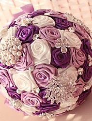 cheap -Wedding Flowers Bouquets Wedding Bead / Lace / Rhinestone 5.91&quot;(Approx.15cm) Christmas