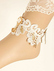 cheap -Leaves Chain Anklet Decorative Accents for Shoes One Piece