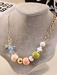 cheap -Beaded Necklace For Women&#039;s Party Casual Daily Pearl Resin Alloy
