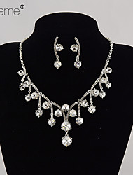 cheap -Lureme®  Europestyle Crystal Alternative Amorous Feelings Satellite Stone Alloy Bridal Jewelry  Necklace Earrings Set