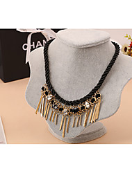 cheap -Statement Necklace For Women&#039;s Party Casual Daily Rhinestone Fabric Alloy
