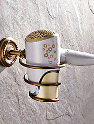 cheap -Hair Dryers Antique Brass 1 pc - Hotel bath