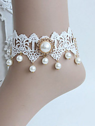 cheap -Beads Chain Anklet Decorative Accents for Shoes One Piece