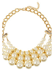cheap -Chain Necklace For Women&#039;s Party Casual Daily Pearl Alloy