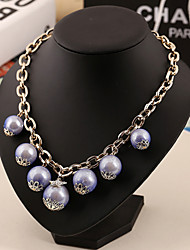 cheap -Statement Necklace For Women&#039;s Party Casual Daily Pearl Alloy