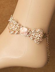 cheap -Bowknot Chain Anklet Decorative Accents for Shoes One Piece