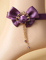 cheap -Purple Chain Anklet Decorative Accents for Shoes One Piece