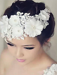 cheap -Lace / Rhinestone Flowers with 1 Piece Wedding / Special Occasion Headpiece