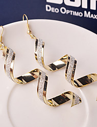 cheap -Drop Earrings Dangle Earrings For Women&#039;s Party Wedding Casual Alloy Wave Gold Silver