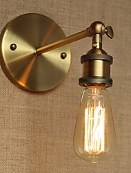 cheap -1-Light American Bronze Ambient Light Yellow Light Source Rustic / Lodge Wall Lamps Sconces Metal Wall Light LED 220V / 110V 40W / E26 / E27