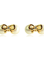 cheap -Stud Earrings For Women&#039;s Party Casual Daily Pearl Gold Plated
