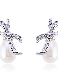 cheap -Drop Earrings For Women&#039;s Crystal Party Casual Daily Pearl Crystal Alloy