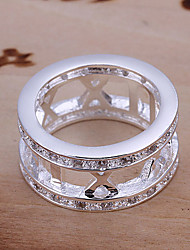 cheap -Statement Ring For Women&#039;s Party Casual Daily Silver Plated