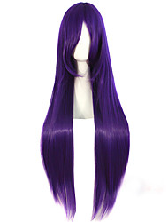 cheap long purple wigs