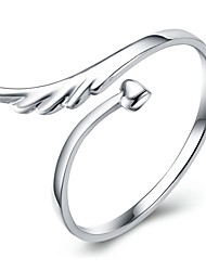 cheap -Band Ring Ring For Women&#039;s Party Sterling Silver Silver Wings